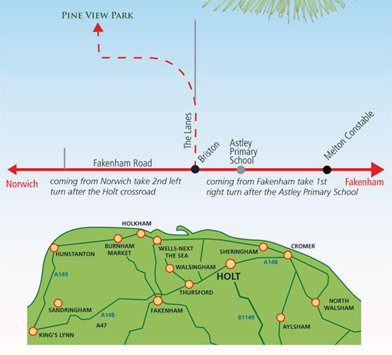 Pineview map